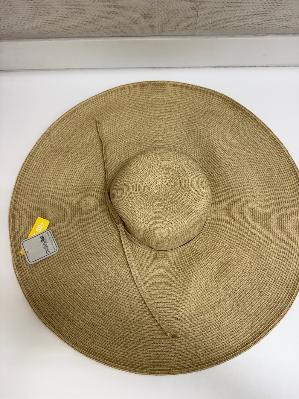 NWT San Diego Wide Brim Straw Sun Hat - Tan